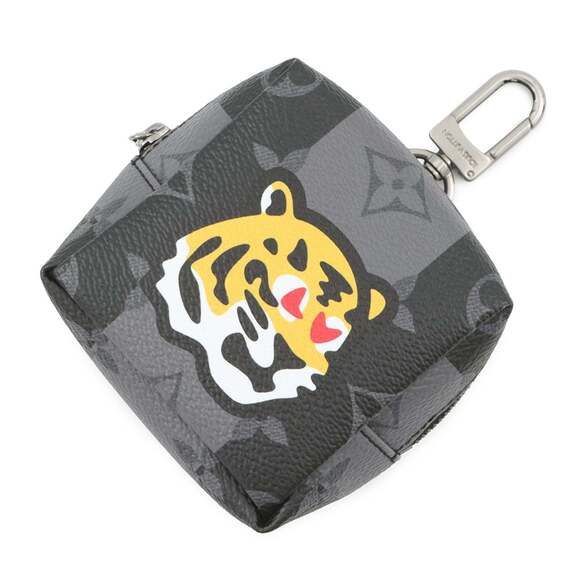 Louis Vuitton Jewelry - LOUIS VUITTON Black Monogram Bag Charm